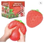 Sunny Days Jumbo Squeezy Strawberry Squishy Toy Stress Relief Sensory Fun