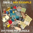 Vintage Trinket Mystery Grab Bag  scoop   small Bundle  20-25 Pieces  I Spy Core
