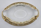 Noritake Loyalo Gravy Boat With Attached Underplate Gilded Floral Scrollwork Euc