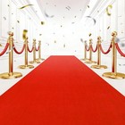  900 Gsm Extra Thick 3x10 Ft Red Carpet Runner For Partys  Polyester Aisle Rug 
