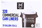 Member s Mark 33 Gallon Commercial Can Liners 320 Count