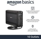 Amazon Basics Ups Battery Backup   Surge Protector 1500va 900w  10 Outlets  Line