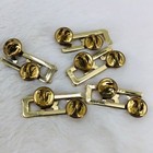 Vfw   American Legion Post 182 Gold Number Bar Lapel Hat Pin Lot Of 5