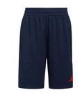 Nwt Adidas Little Boys Elastic Waistband Gradient Bold 3-stripe Shorts Blue 4