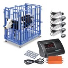 Livestock Scale Kit Cattle Hogs Sheep Goats Pigs Squeeze Chutes 10 000 Lbs---