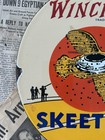 Vintage 1949 Winchester Skeet Shotgun Shells 12 Inch Porcelain Enamel Sign