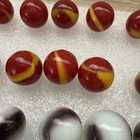 Vintage Glass Estate Marbles   Random Lot Of 30 Akro Peltier Vitro Red Devil 
