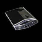 6 Pack Extra Thick Id Card Name Badge Holder Heavy Duty Waterproof Clear Plastic