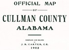 1902 Map Of Cullman County Alabama