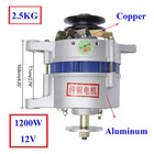 1200w Low Rpm Copper Permanent Magnet Alternator 12v Synchronous Generator Pma 