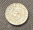 Slovakia 1942 Zinc 5 Halierov Circulated
