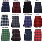 Men s 5 Yard Scottish Kilts Tartan Kilt 13 Oz Highland Casual Kilt 21 Tartans