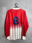 Uhlsport Jersey Vintage Long Sleeve Football Shirt  8 Trikot Mens Size L