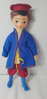 Vintage Russian Ussr Jointed Souvenir Doll Traditional Folk Plastic