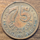Chicago  Illinois Il The Hump Hairpin Mfg  Co  Good Luck Camel Image Token