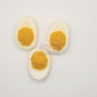 Wax Deviled Eggs  Fake Wax Food  Food Prop  Decor 3 Pcs