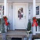 Large Christmas Bows Velvet Wreath Bows For Front Door Indoor Outdoor Decor