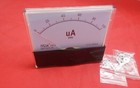 1pc Dc 0-100ua Analog Ammeter Panel Amp Current Meter 100x120mm 59c2 