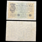 1923 German 20 Million Mark Banknote Ww1 Wwi Military Inflation Period Item
