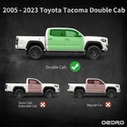 Running Boards 2005-2023 Toyota Tacoma Double Cab 6  Side Steps Nerf Bars Set