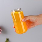 Wixkix 330ml 100pcs Clear Plastic Soda Cans With Lids Transparent Bottle For Bar