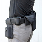 Police Utility Duty Belt Rig Police Molded Pouches Kit Tactical Security Guard B