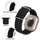 Silicone Ocean Watch Band Strap For Apple Watch Series 11 10 9 8 7 6 5 4 3 2 1
