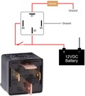 2 Pcs Car Relay 12v 80a Spst 4-pin Heavy Duty Relay Car Dc Normal Open Relay