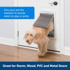 Petsafe Extreme Weather Pet Door Medium Dog Door 3 Flap Energy Efficient 1-40 Lb