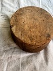 Antique Wood Hat Block Millinery Form Mold   Balsa Crown