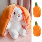 25cm Carrot Rabbit Plush Toy   Cute Bunny Stuffed Doll