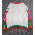 No Boundaries Ugly Christmas Sweater Womens Xxl White In My Festive Era 3d Tree