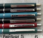 6 Vintage 1960   s Paper Mate Pens Double Heart Malibu Ballpoint Pens  dry Ink 