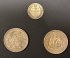 Two Silver Mexican Libertads And One Silver Russian Coin Lot And Collection 