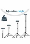 7 Ft Light Stand For Photography 2 Pack Portable Photo Video Lighting Tripod New