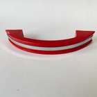 4 Inch Vintage 1940s Hollow Red Bakelite Art Deco Drawer Pull Handle