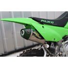 Exhaust Full System Stainless Pipe Green Carbon For Kawasaki Klx110r L - Klx110