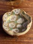 Set Of 4 Antique Oriental Marked Miniature Floral Pattern Spice Condiment Bowls