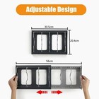 Expandable Stainless Steel Storage Rack Kitchen Cabinet Holder For Pan Pot Lid C