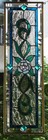Stained Glass Transom Window Hanging Panel  28 1 2 X 9 1 4  Incl Hooks
