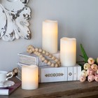 Ivory White Led Candles With Remote Timer Table Decor Perfect Ambiance