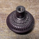 Vintage Heavy Metal Solid Door Knob Victorian Ornate Detailed Nice  Patina