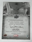 2012 Upper Deck Marvel Premier Jaime Carrillo Storm Sketch Card  painted