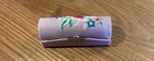 Pink Satin Embroidery Lipstick Case Holder W  Mirror