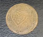 Antique Unknown Large Coin Dated 1814