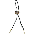Bolo Tie With Copper Colored Moose Clip - Moose Lodge Club - Black Nylon String