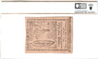 Continental Currency  55 Dollars Fr  Cc-98 January 14  1779 Pcgs About Unc 55