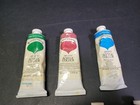 Lot Of 10 Vintage Winsor   Newton   Graphics Plus 2 Oz Acrylic Paint Tubes Used
