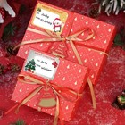 120 Pcs Christmas Self Adhesive Gift Tag Stickers Xmas Present Name Labels