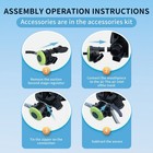 Professional Lung Tank Mask Set Scuba Tank Diving 1l Full Face Design With Carry